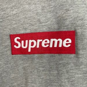 Supreme Box Logo Hoodie Grey - M